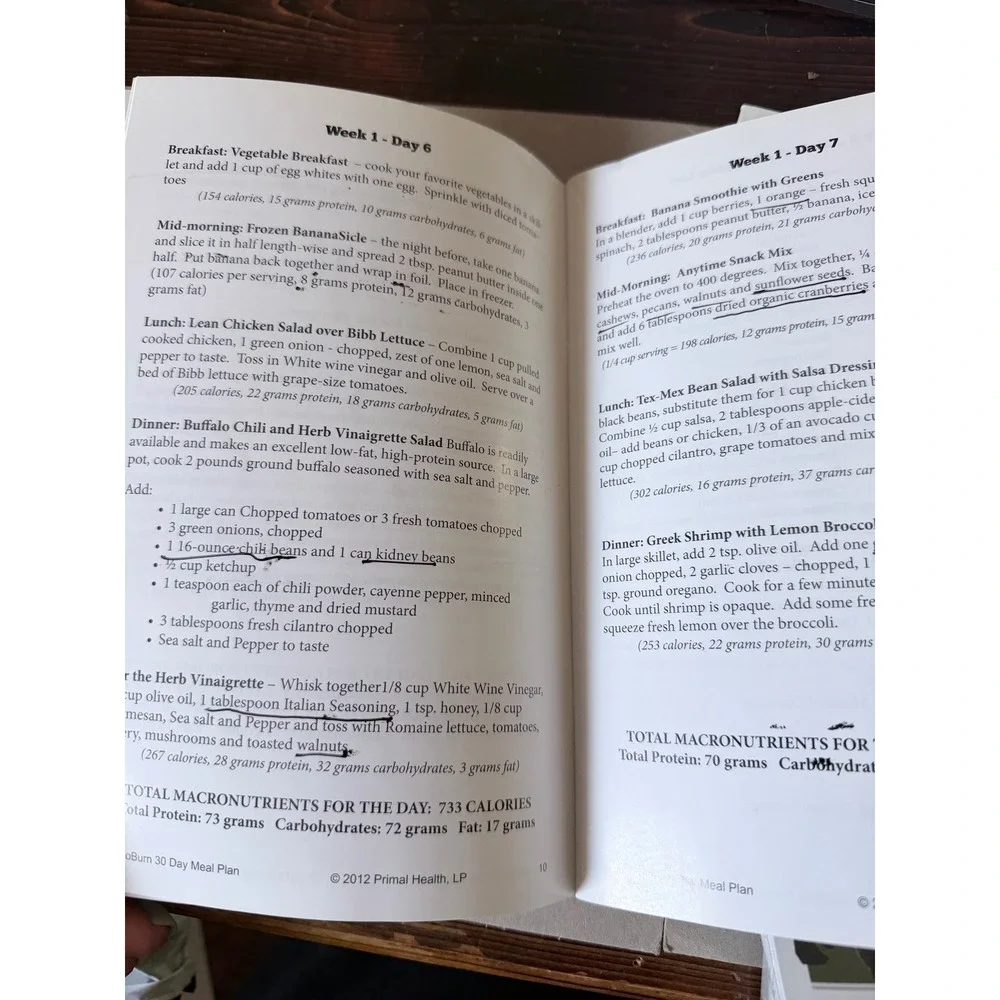 PaleoBurn Fat Loss System 30 Day Meal Plan Cookbook Accelerated Training Set